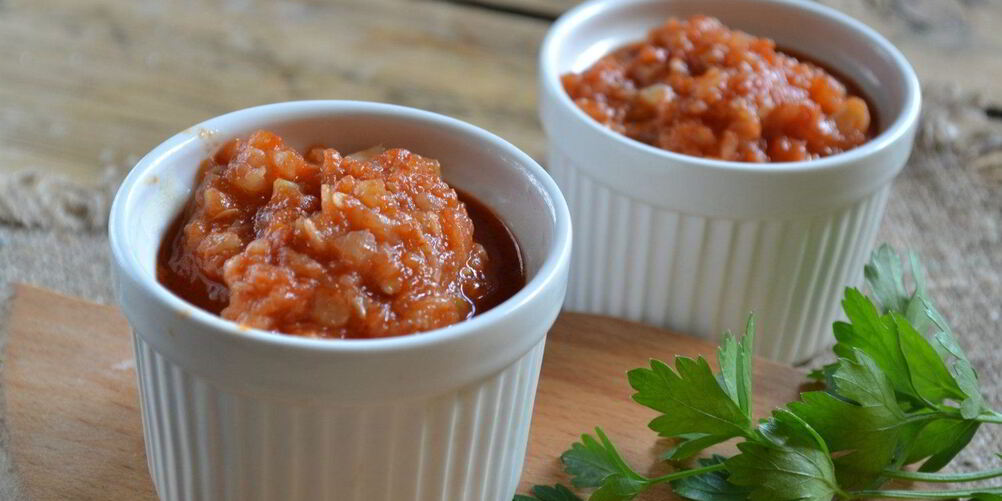 Рецепт аджики из кабачков с помидорами