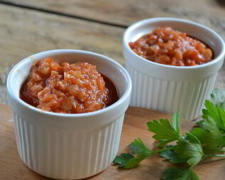 Аджика из кабачков с помидорами