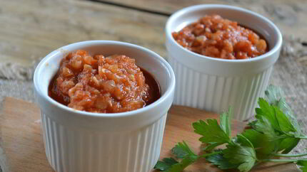 Аджика из кабачков с помидорами