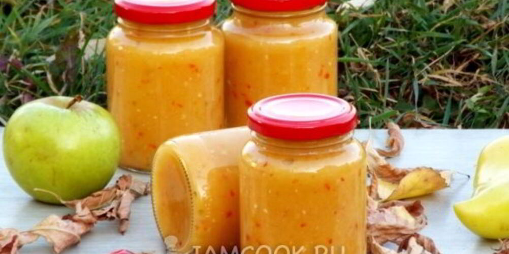 Рецепт аджики из кабачков с яблоками на зиму
