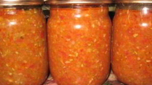 аджика из кабачков с яблоками