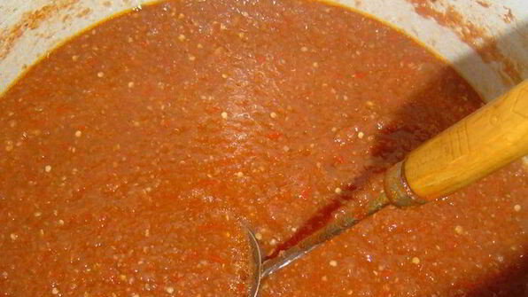 аджика с баклажанами