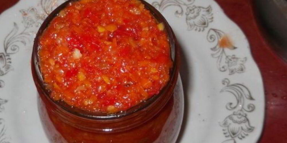 Рецепт аджики с морковью и перцем