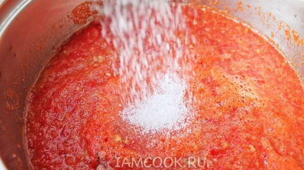 аджика сладкая на зиму с яблоками