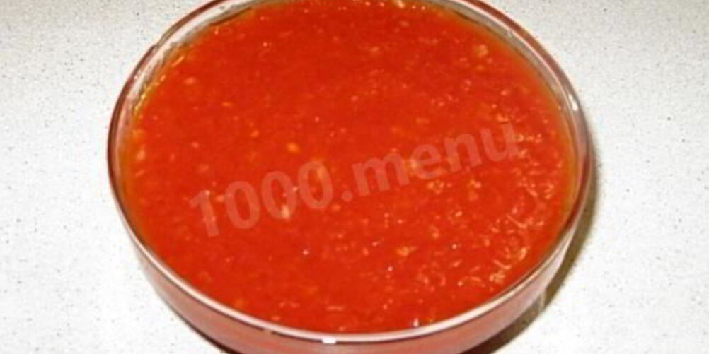 Рецепт аджики со сладким перцем яблоками и чесноком