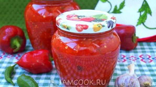 аджика сырая из красного перца