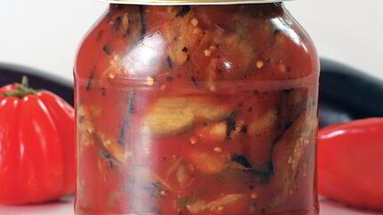 Баклажаны в аджике на зиму