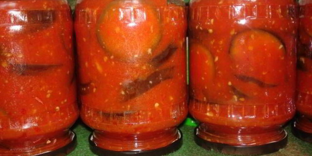 Рецепт баклажанов в аджике