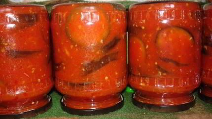 Баклажаны в аджике