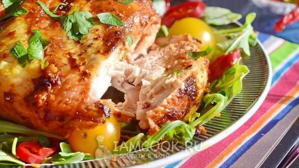 куриная грудка в аджике