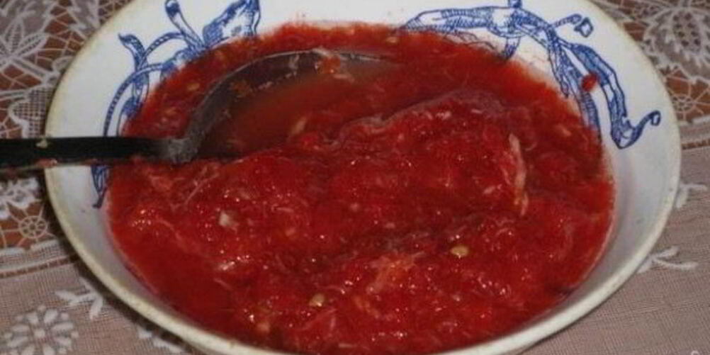 Рецепт сырой аджики