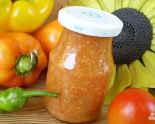 Вареная аджика на зиму