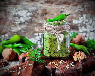 Зеленая аджика по-абхазски