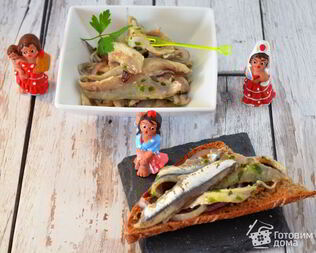 Анчоусы маринованные