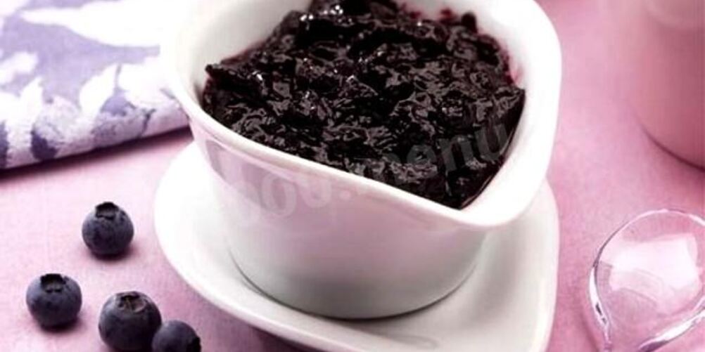 Рецепт черничного джема на зиму