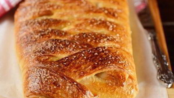 датская коса с джемом