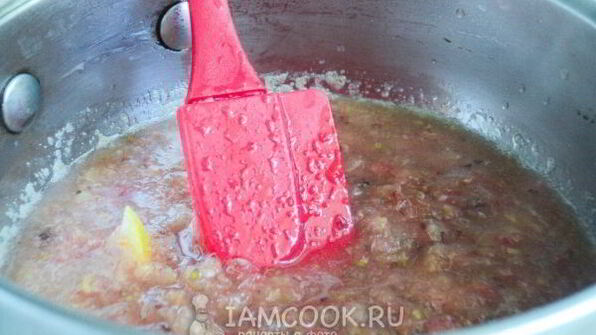 джем из крыжовника, лимона и мелиссы