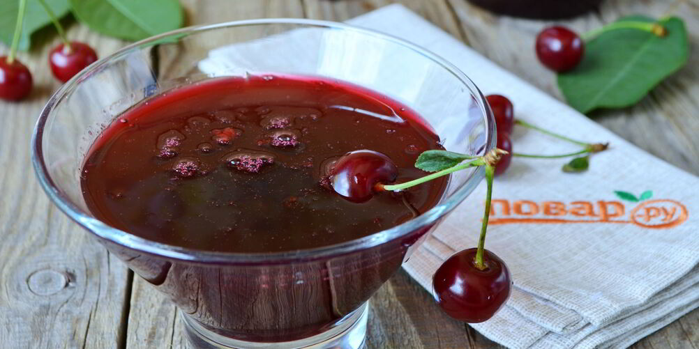 Рецепт джема из вишни без косточек на зиму