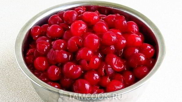 джем из вишни и красной смородины