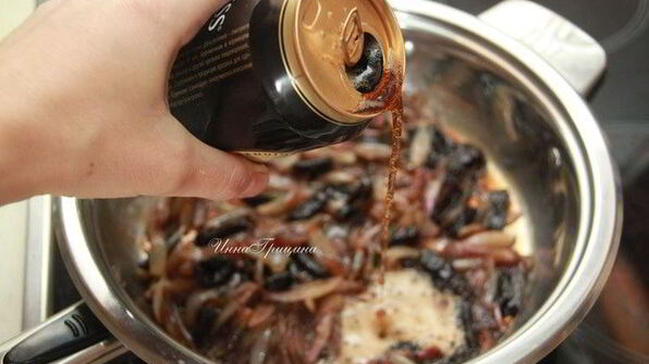 луковый джем с шоколадом