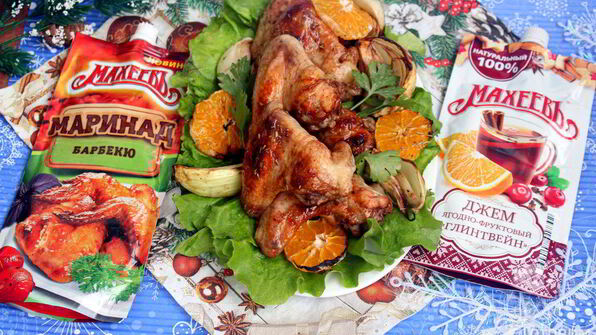 пикантные куриные крылышки в маринаде барбекю с джемом глинтвейн