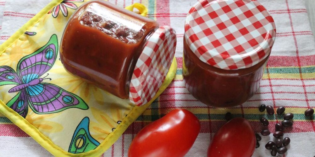 Рецепт фасоли в томате на зиму