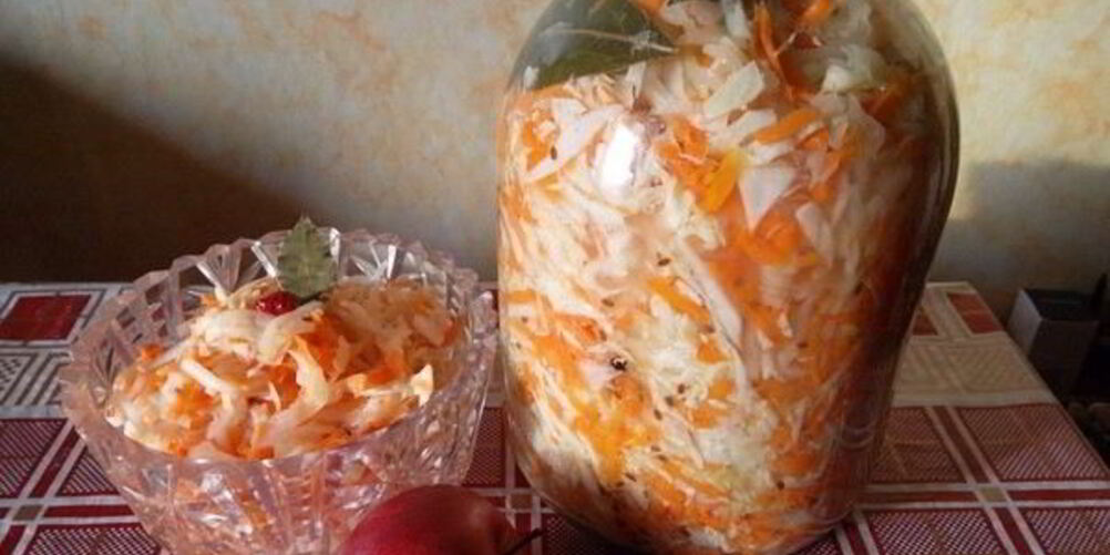 Рецепт капусты белокочанной квашеной