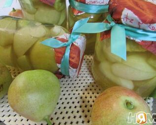 Компот грушевый с медом