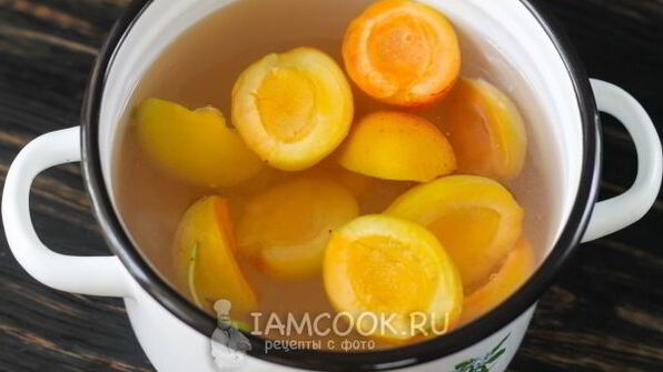 компот из абрикосов на зиму без стерилизации