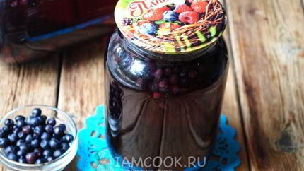 Компот из черники