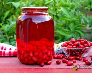 Компот из кизила на зиму