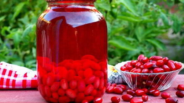 компот из кизила на зиму