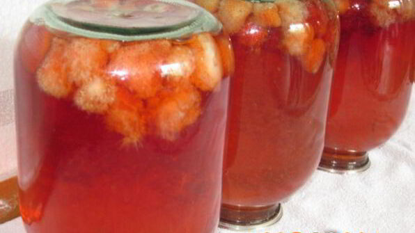 компот из клубники на зиму