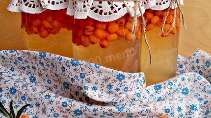 Компот из облепихи на зиму