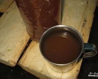 Компот из сухофруктов и свежих яблок