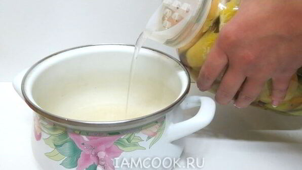 компот из яблок и апельсинов на зиму