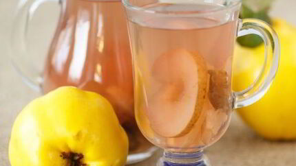 Компот из яблок и груш с лимонным соком