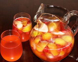 Компот из яблок и клюквы