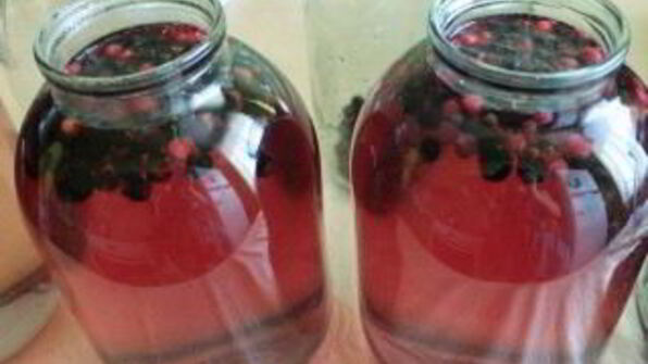 смородиновый компот на зиму