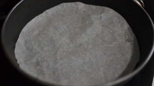 ванильный торт с ягодным компоте