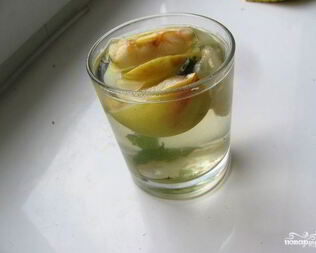 Яблочный компот из свежих яблок