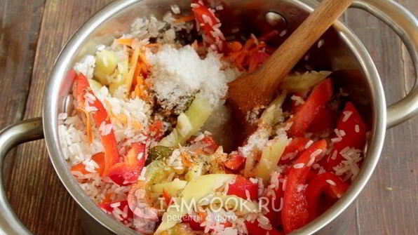 лечо с рисом