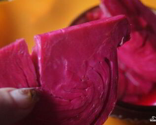 Капуста по-грузински со свеклой