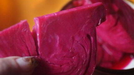 Капуста по-грузински со свеклой