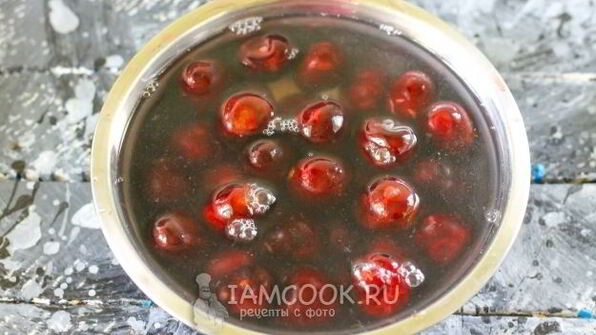 маринованная черешня на зиму