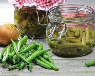 Маринованная спаржевая фасоль на зиму