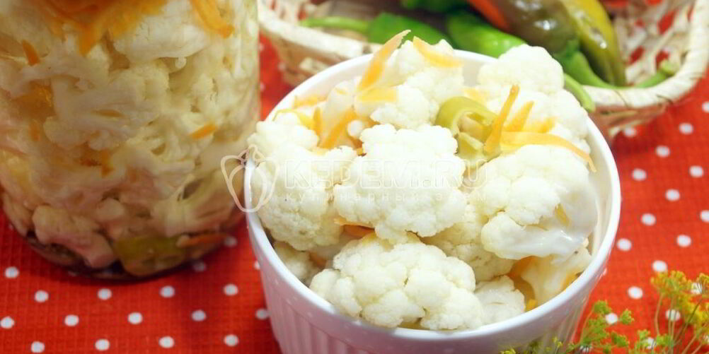 Рецепт маринованной цветной капусты хрустяшка