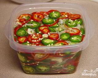 Маринованный адский перец