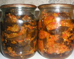 Маринованные баклажаны на зиму