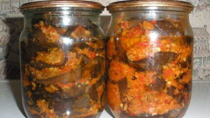 Маринованные баклажаны на зиму